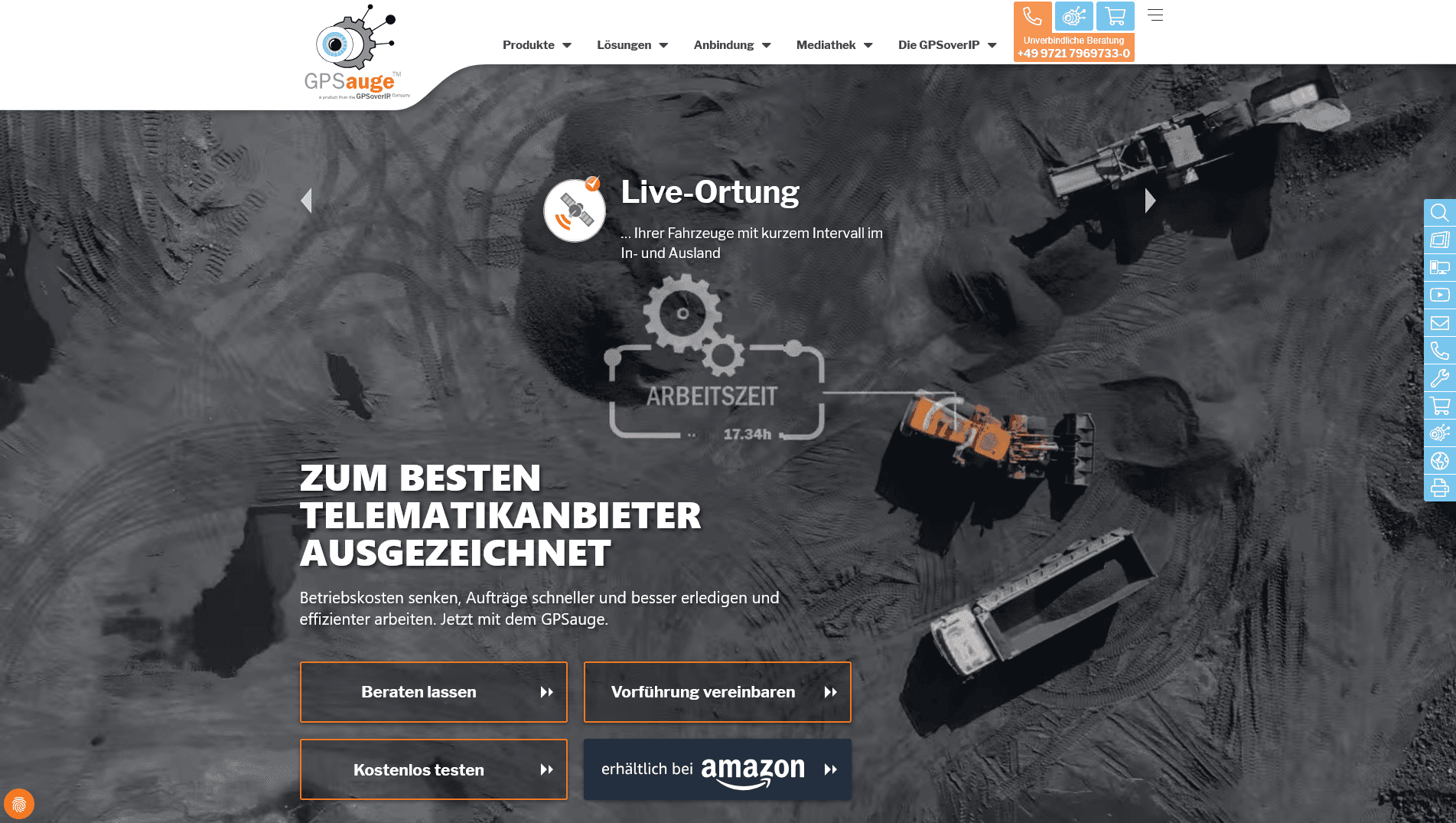 gpsauge.de website screenshot