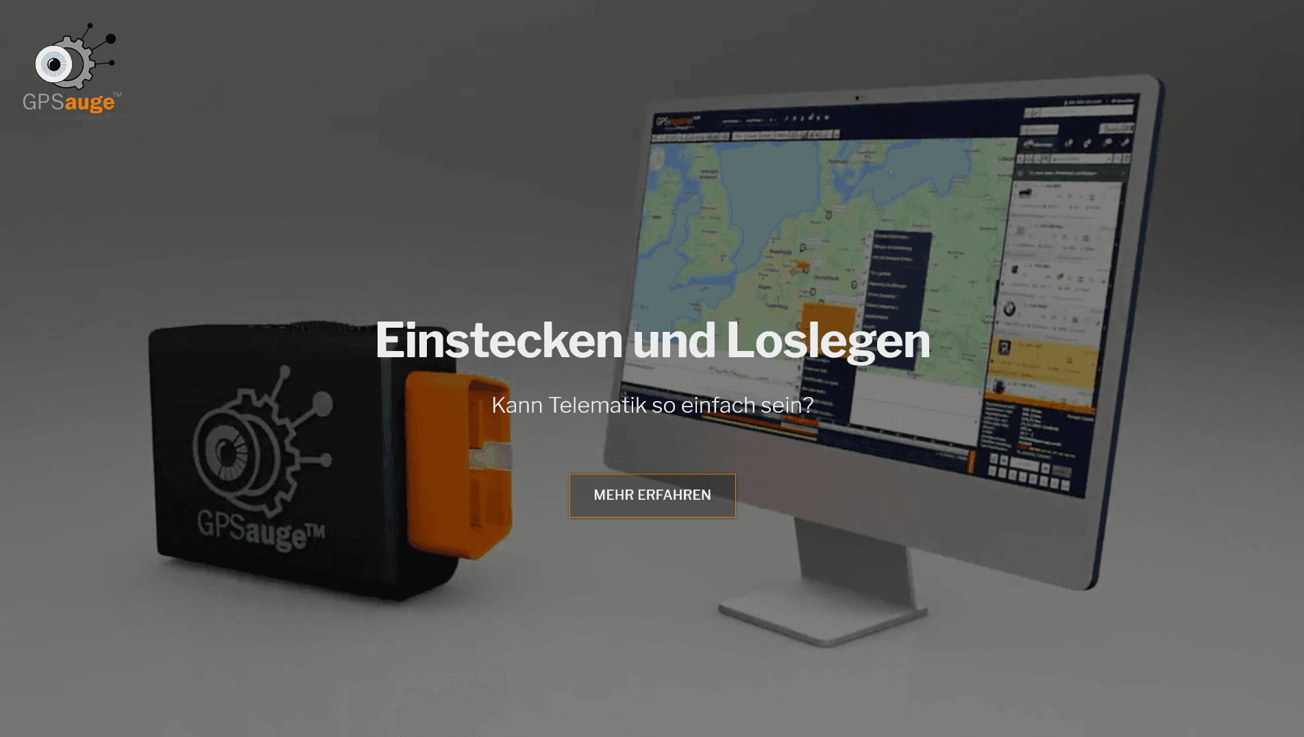 gpsauge.de subdomain website screenshot